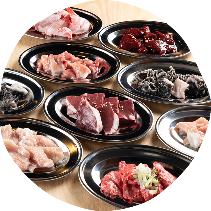 近江牛ホルモン焼肉屋台カメチク野洲店内