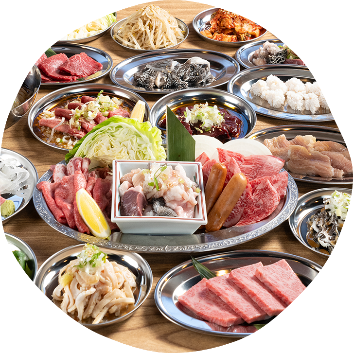 近江牛ホルモン焼肉屋台カメチク野洲店のコース